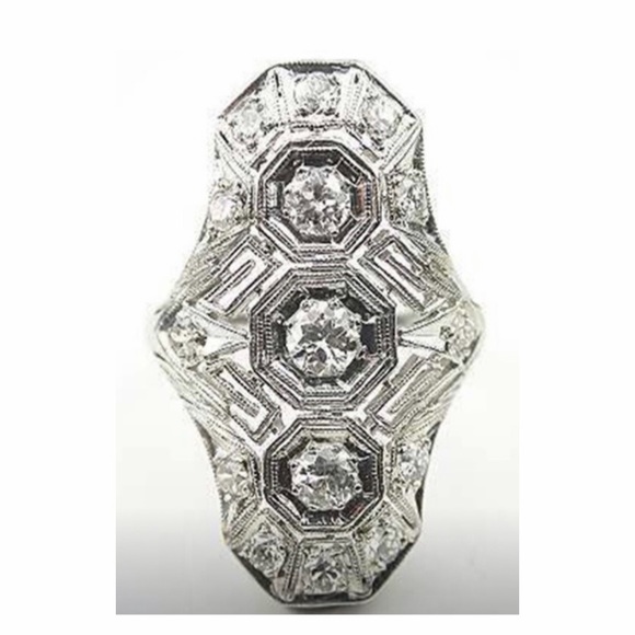 Jewelry - STERLING SILVER TRUE VITAGE STYLE RING